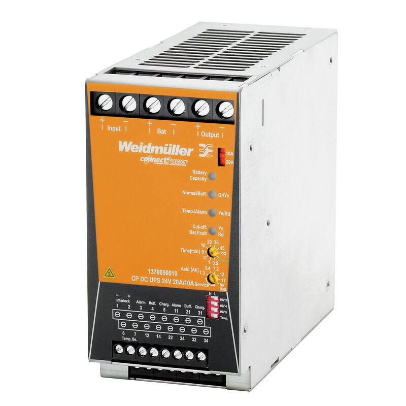 Weidmuller 1370050010 UPS Control Unit 24V 20A/10A