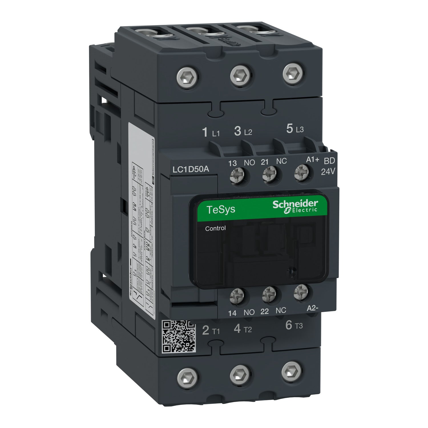 Schneider LC1D50ABD Contactor 22kW 24VDC