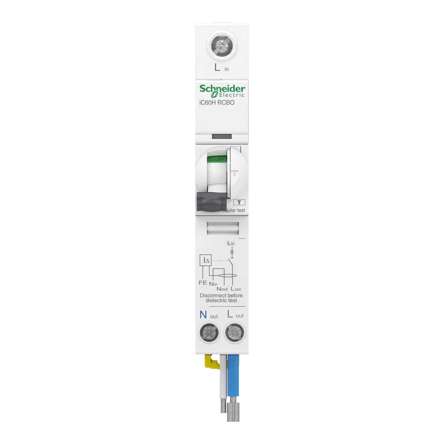 Schneider A9D61816 RCBO 16A 6kA 30mA Type A 1P+NS