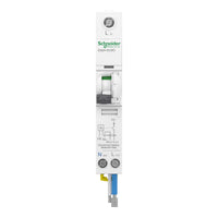 Schneider A9D61816 RCBO 16A 6kA 30mA Type A 1P+NS
